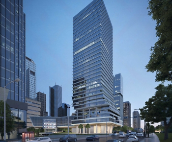 Modern Appearance Of Commercial Building-ID:226205112