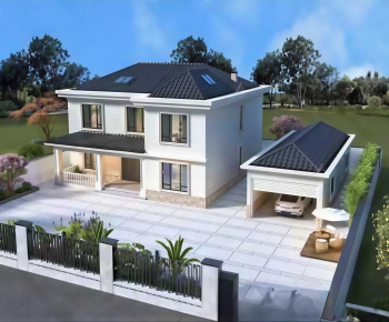Modern Villa Appearance-ID:508007053