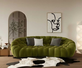 Modern Three-seat Sofa-ID:494113929