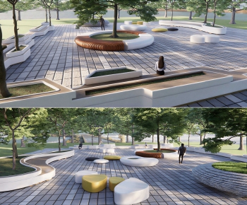 Modern Park Landscape-ID:109241961