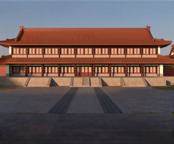 New Chinese Style Ancient Architectural Buildings-ID:393551115