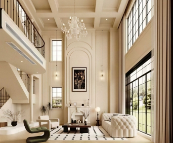 Modern A Living Room-ID:605096109