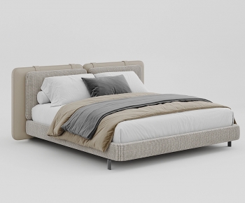 Modern Double Bed-ID:472337019