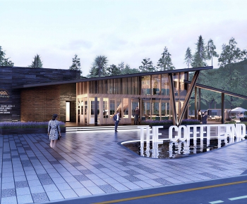 Modern Building Appearance-ID:126508002