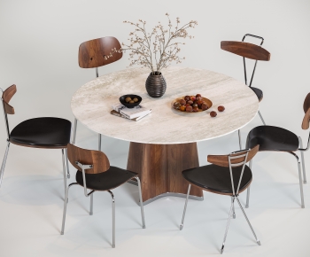 Modern Dining Table And Chairs-ID:660644059