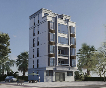 Modern Building Appearance-ID:168030026