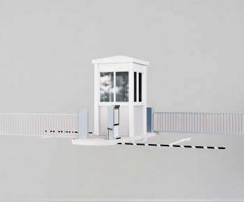 Modern Security Booth-ID:704710595