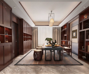 New Chinese Style Tea House-ID:445527083