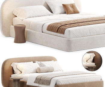 Modern Double Bed-ID:381351955