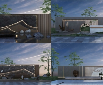 New Chinese Style Courtyard/landscape-ID:249422076