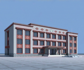 Modern Building Appearance-ID:215626969