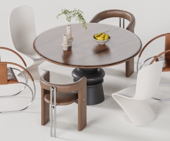 Modern Dining Table And Chairs-ID:859762915