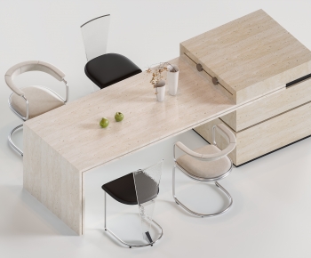 Modern Computer Desk And Chair-ID:291121967