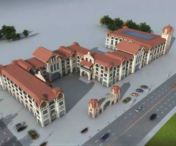 Modern Building Appearance-ID:893488883