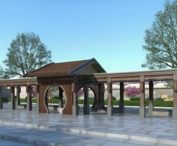 New Chinese Style Building Component-ID:838735105