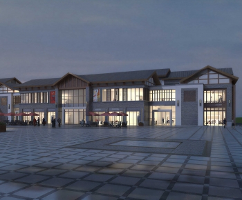 Modern Building Appearance-ID:770740034