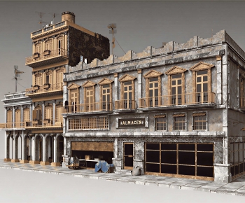 European Style Building Appearance-ID:600207096