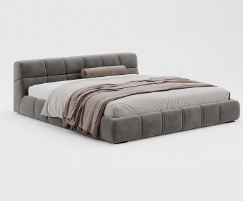 Modern Double Bed-ID:175374981