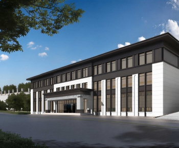 Modern Building Appearance-ID:877690087