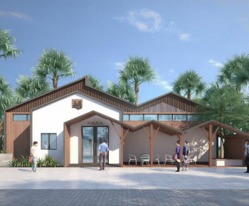 Chinese Style Public Building-ID:492697957
