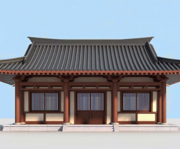 Chinese Style Ancient Architectural Buildings-ID:383462915