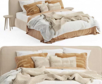 Modern Double Bed-ID:720532893
