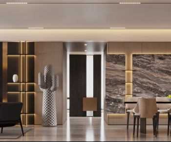 Modern A Living Room-ID:495220901