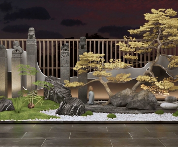 New Chinese Style Courtyard/landscape-ID:890784032