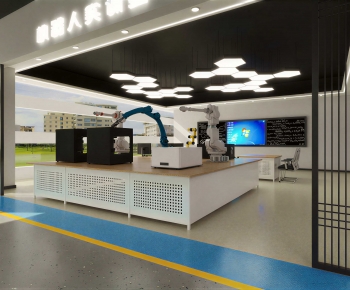 Modern Exhibition Hall-ID:249569896
