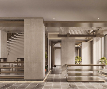 Modern Office Reception Desk-ID:137602094