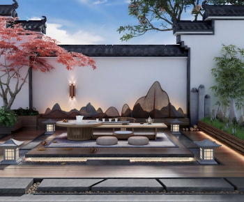 New Chinese Style Courtyard/landscape-ID:432846071