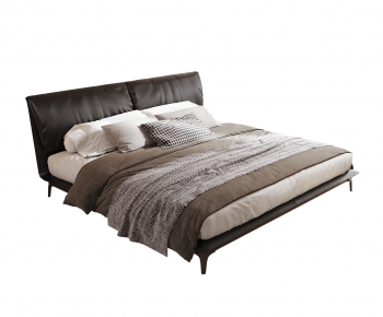 Modern Double Bed-ID:955604086