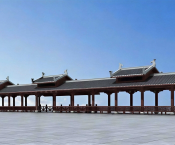 Chinese Style Building Component-ID:899341116