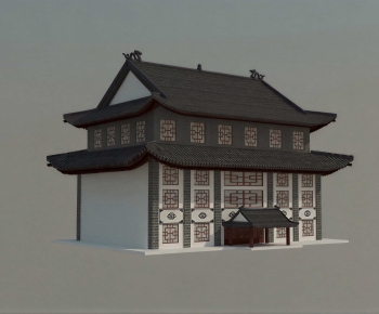 Chinese Style Ancient Architectural Buildings-ID:971214068