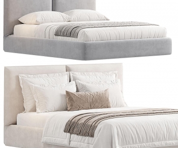 Modern Double Bed-ID:775274994
