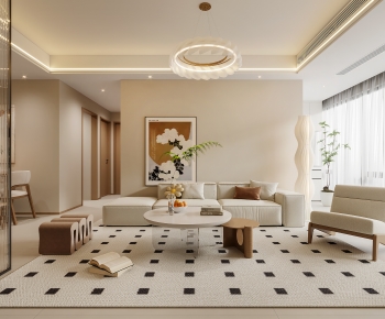 Modern A Living Room-ID:875747922