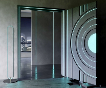Modern Corridor/elevator Hall-ID:793872125