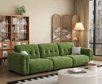 Modern Three-seat Sofa-ID:493566998
