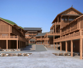 Chinese Style Ancient Architectural Buildings-ID:211414102