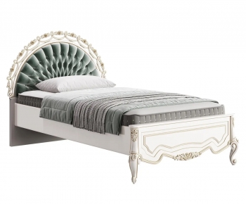 French Style Single Bed-ID:529807092