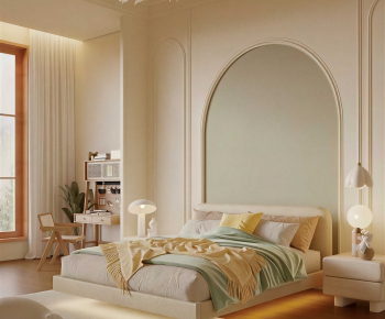Simple European Style Bedroom-ID:281687972