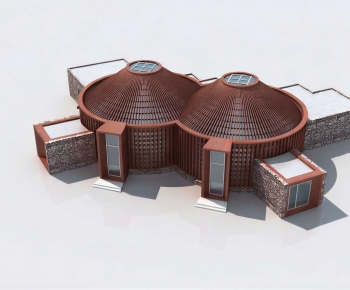 New Chinese Style Building Appearance-ID:100729574