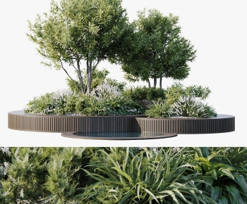 Modern Potted Green Plant-ID:678685909