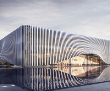 Modern Building Appearance-ID:448662049