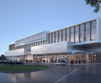Modern Appearance Of Commercial Building-ID:289402966