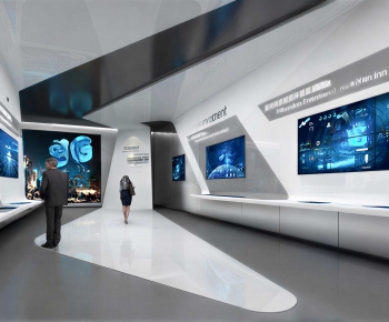 Modern Exhibition Hall-ID:173177968