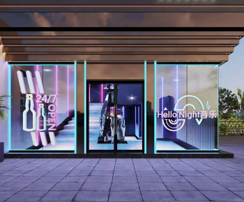 Modern Facade Element-ID:820689295