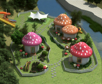 Modern Cartoon House-ID:146984107