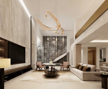 Modern A Living Room-ID:382354029