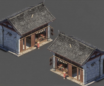 Chinese Style Ancient Architectural Buildings-ID:235337024